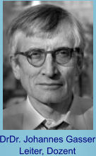 DrDr. Johannes Gasser Leiter, Dozent