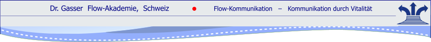 Dr. Gasser  Flow-Akademie,  Schweiz               Flow-Kommunikation   ‒   Kommunikation durch Vitalität    ●
