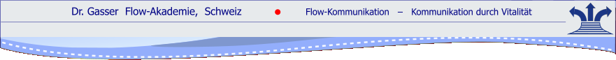 Dr. Gasser  Flow-Akademie,  Schweiz               Flow-Kommunikation   ‒   Kommunikation durch Vitalität    ●